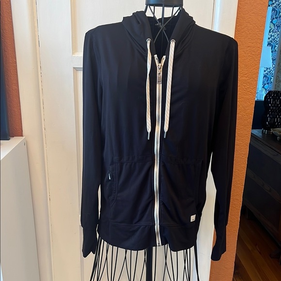 Vuori Black Zip-Up Women's Jacket-Sz S - Picture 1 of 6